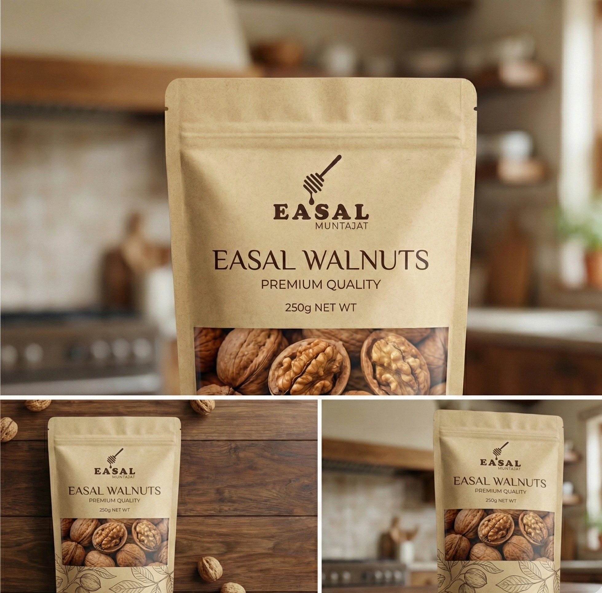 Easal Premium Walnut Kernels – 250g